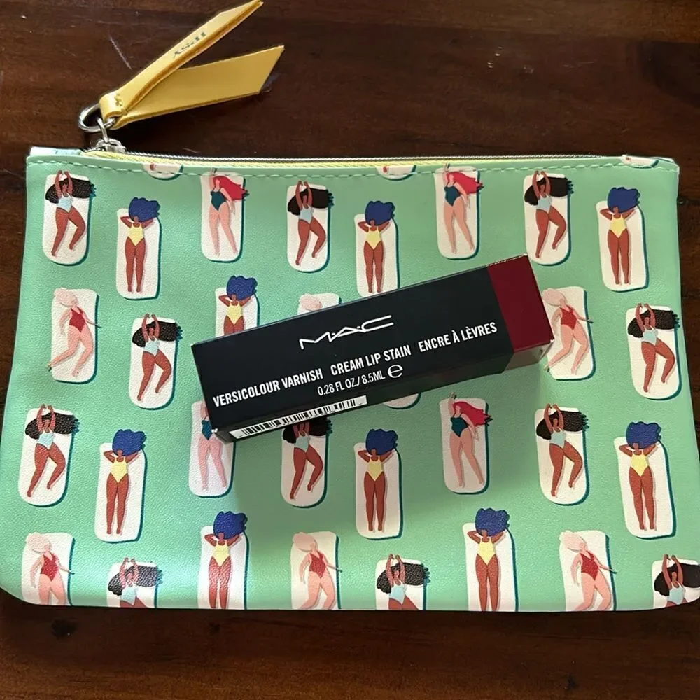 Mac Lip Varnish Stain Shade No Interruptions New In Box Ipsy bag